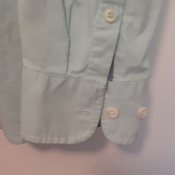 Tommy Bahama Button Up Shirt Adult Mens M Blue Long Sleeve Beach - Picture 4 of 11